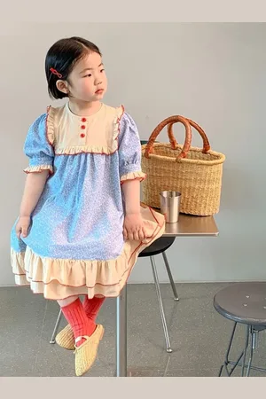 LULU & SKY Girls Printed A-Line Dress