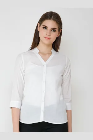 Moda Rapido Women Slim Fit Opaque Casual Shirt