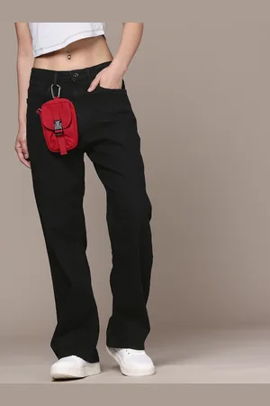 Roadster The Life Co. Women Straight Fit High-Rise Stretchable Jeans