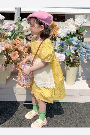 LULU & SKY Girls Printed Fit & Flare Dress