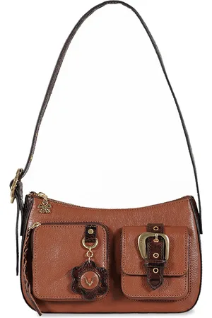 Hidesign Leather Shopper Shoulder Bag with Tasselled