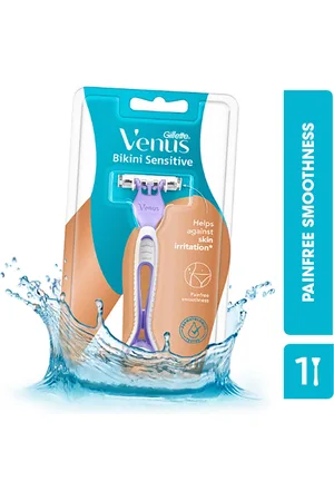Gillette Women Bikini Sensitive Dermatologically Tested Pain-Free Hair Removal Razor