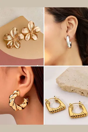 Mast & Harbour Women Floral Charm Stud Earrings