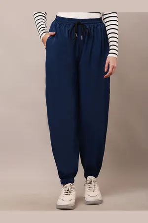 BAESD Women Relaxed Loose Fit Mid-Rise Joggers Trousers