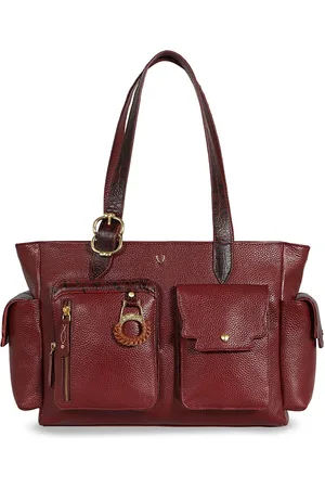 Hidesign Leather Shopper Shoulder Bag with Tasselled