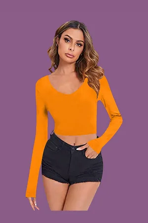 Dream Beauty Fashion Women Fitted Crop Top