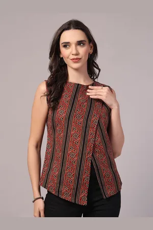 Kalini Print Block Print Cotton Top