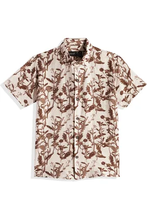 CAVIO Boys Comfort Floral Printed Casual Shirt