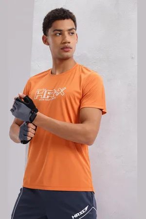 HRX Men Typography Printed Rapid-Dry Training T-shirt