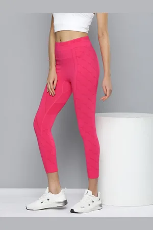 PUMA Women Solid Evoknit 7/8 Cropped Tights