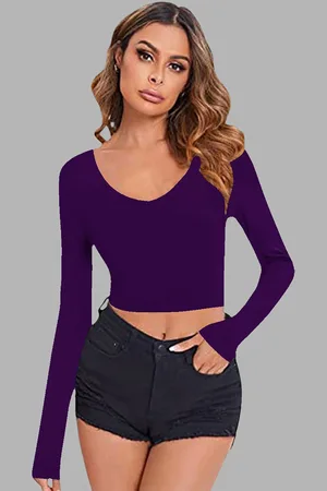 Dream Beauty Fashion Women Fitted Crop Top