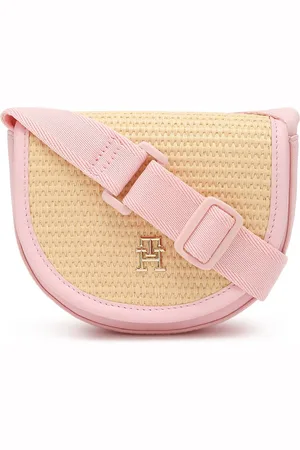 Tommy Hilfiger Girls Textured Crossbody Applique Hand Bags