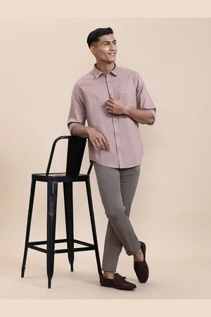 Crocodile Men Opaque Casual Shirt