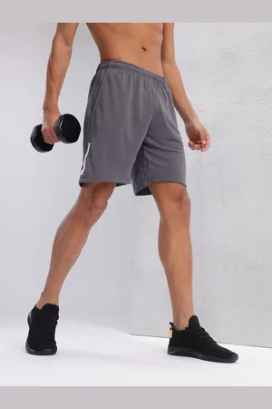 HRX Men Mid-Rise Regular Fit Rapid-Dry Training Shorts