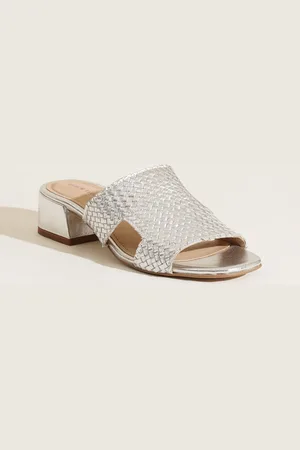 Peach Flores Women Blanca Leather Heels