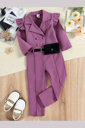 LULU & SKY Girls Blazer Top With Tapered Trouser