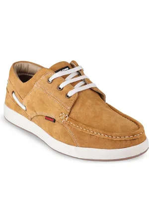 Red Chief Men Leather Sneakers