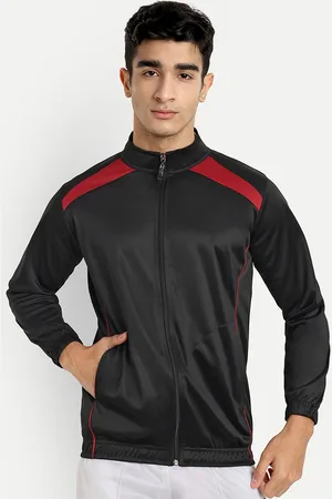 Metronaut Men Mock Collar Solid Sports Lightweight Sporty Jacket