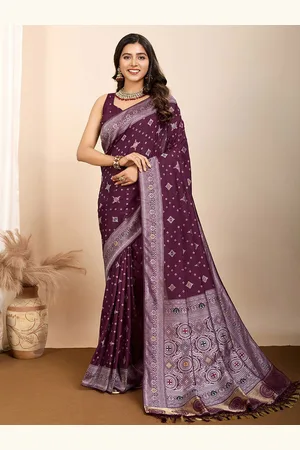 Satrani Woven Design Pure Silk Designer Paithani Saree