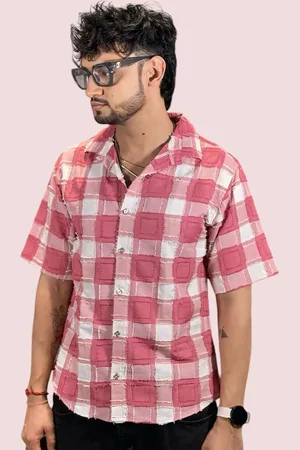 Moda Rapido Women Comfort Gingham Checks Opaque Checked Casual Shirt