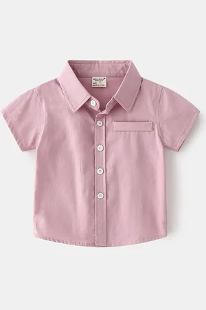 LULU & SKY Boys Opaque Casual Shirt