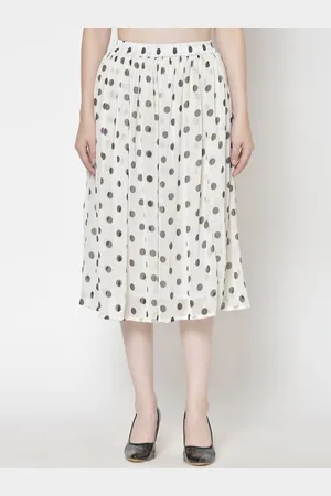 Moda Rapido Printed Flared Midi Skirt