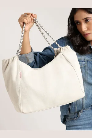 Lino Perros Geometric Self Design Structured Shoulder Bag