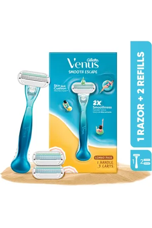 Gillette Aloe Vera Smooth Combo Pack - Razor With 2 Refills