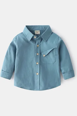 LULU & SKY Boys Opaque Casual Shirt