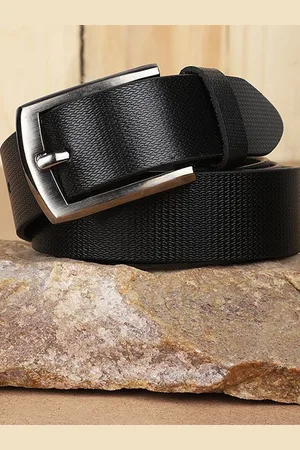 WROGN Men Braided Leather Formal Belt
