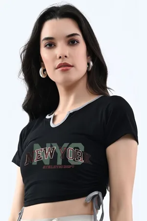 Moda Rapido Typography Print Short Sleeve