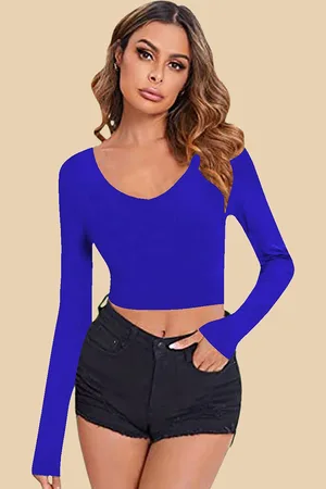 Dream Beauty Fashion Women Fitted Crop Top