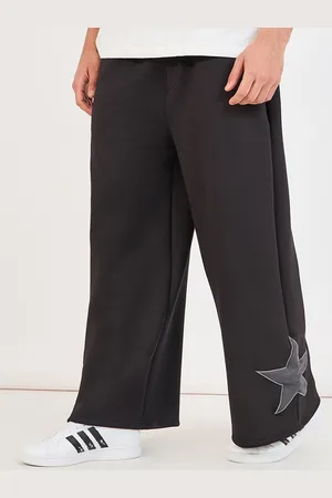 Styli Straight Fit Graphic Printed Joggers Track Pants