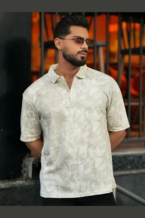 Maniac Men Textured Cotton T-shirt