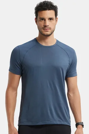 Jockey Microfiber Fabric T-Shirt with Breathable Mesh-MV15