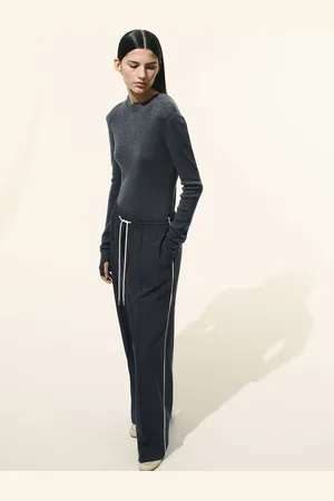 H&M Women Wide Twill Trousers