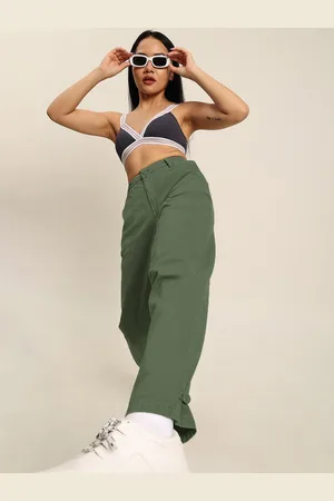 Bene Kleed Women Clean Look High Rise Carrot Fit Trousers