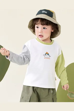 LULU & SKY Boys Graphic Printed Round Neck Cotton Oversized T-shirt