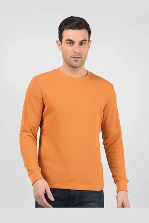 NUMERO UNO Men Solid Round Neck Cotton T-shirt