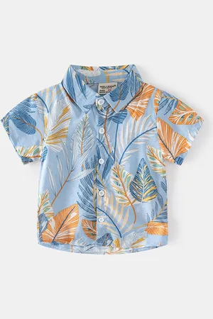 LULU & SKY Boys Floral Opaque Printed Casual Shirt