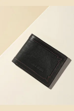 Hidesign Men Leather Two Fold Wallet