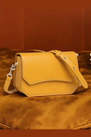 EXOTIC Women Solid Crossbody Leather Sling Bag