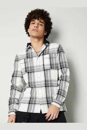 Max Collection Men Tartan Checks Opaque Checked Casual Shirt