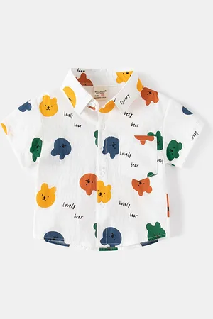 LULU & SKY Boys Opaque Printed Casual Shirt