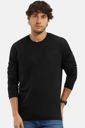 Jockey Super Combed Cotton Rich Solid Round Neck Full Sleeve T-shirt-AM95
