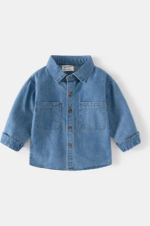 LULU & SKY Boys Opaque Casual Shirt