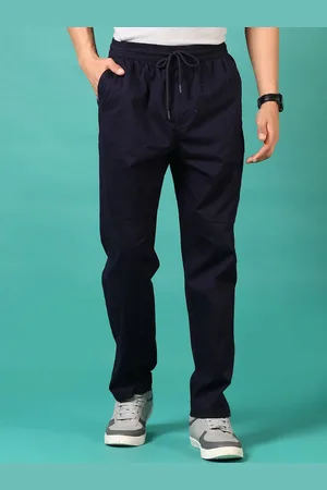 V-Mart Men Solid Cotton Trousers