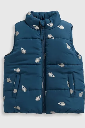 Mothercare Boys Reflective Strip Puffer Jacket