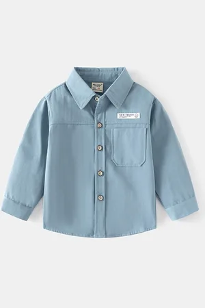 LULU & SKY Boys Opaque Casual Shirt
