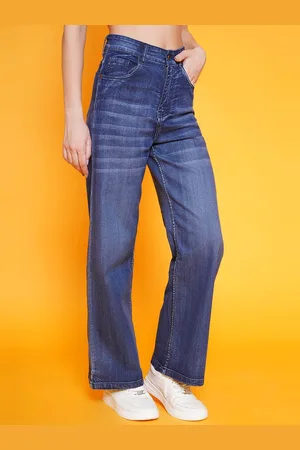 BAESD Women Straight Fit Heavy Fade Jeans